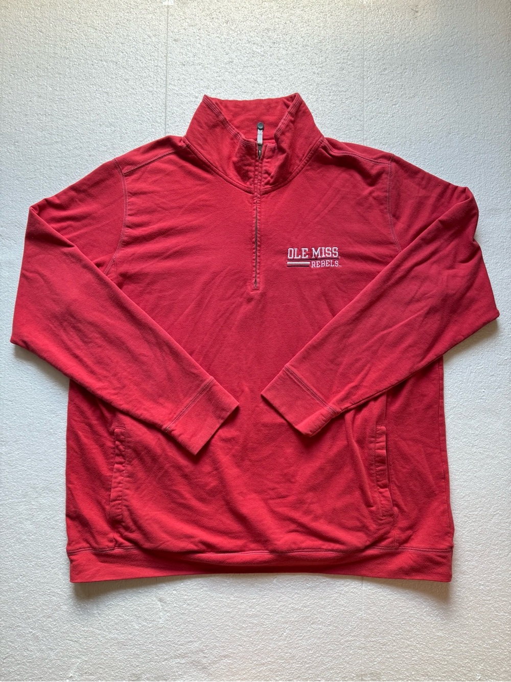 Ole Miss Rebels Quarter-Zip Pullover Men's 2XL